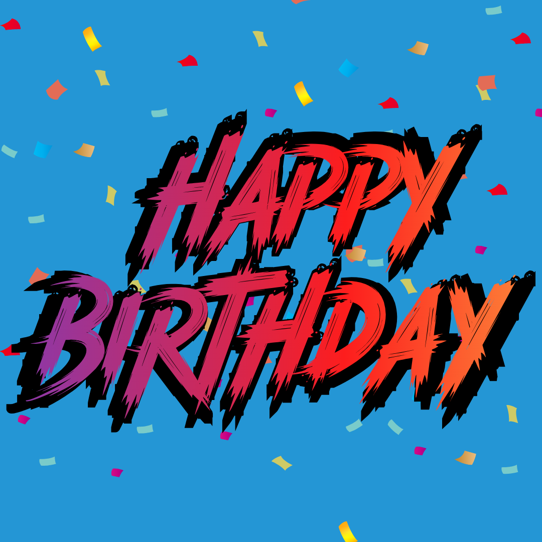 Happy Birthday Graffiti Card – Haus of Ziggy Lee