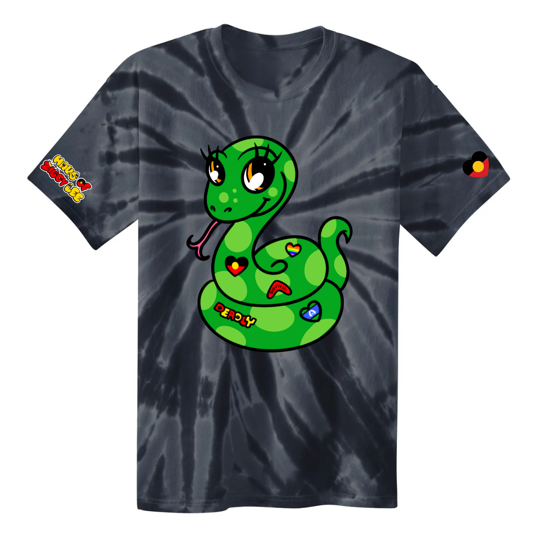 Limited Edition 'Bindi the Snake' Tie-Dye Tee
