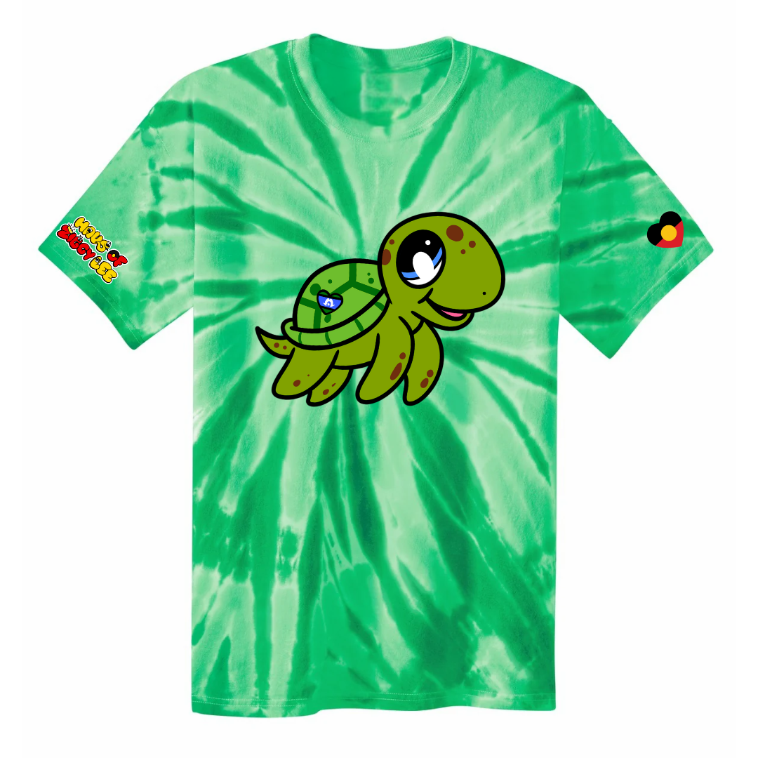 Limited Edition 'Malui the Turtle' Tie-Dye Tee