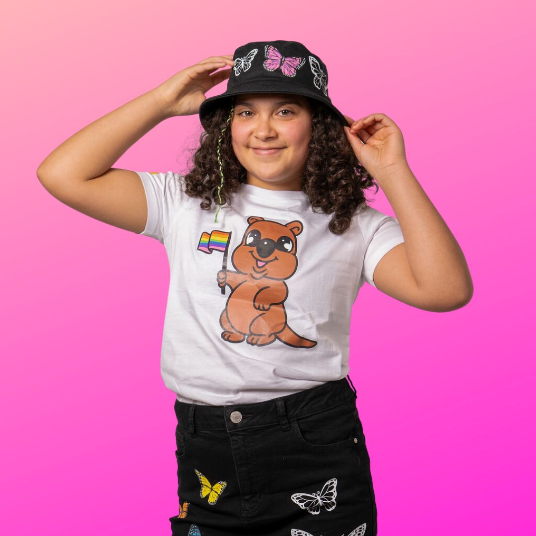 Maali the Queer Quokka Character Tee