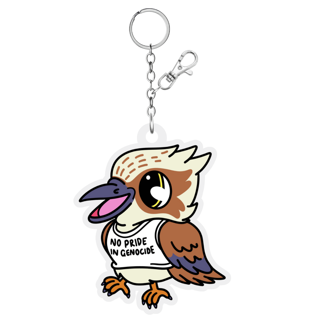 Haus of Ziggy Lee x Haus of Dizzy 'Cookie the Kookaburra' Keyring - Pre-order