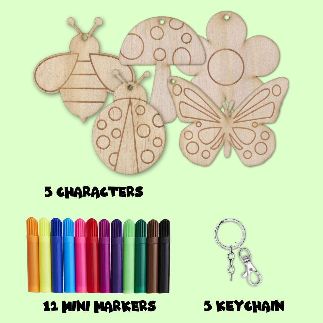 DIY Enchanted Garden Wooden Colour in Kit