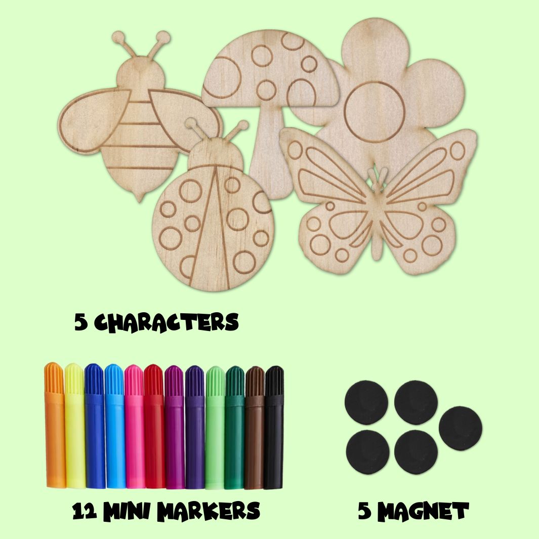 DIY Enchanted Garden Wooden Colour in Kit