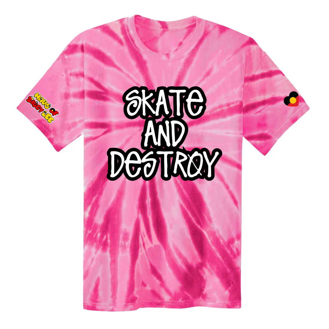 Skate and Destroy Tie Dye Tee - Pre-order