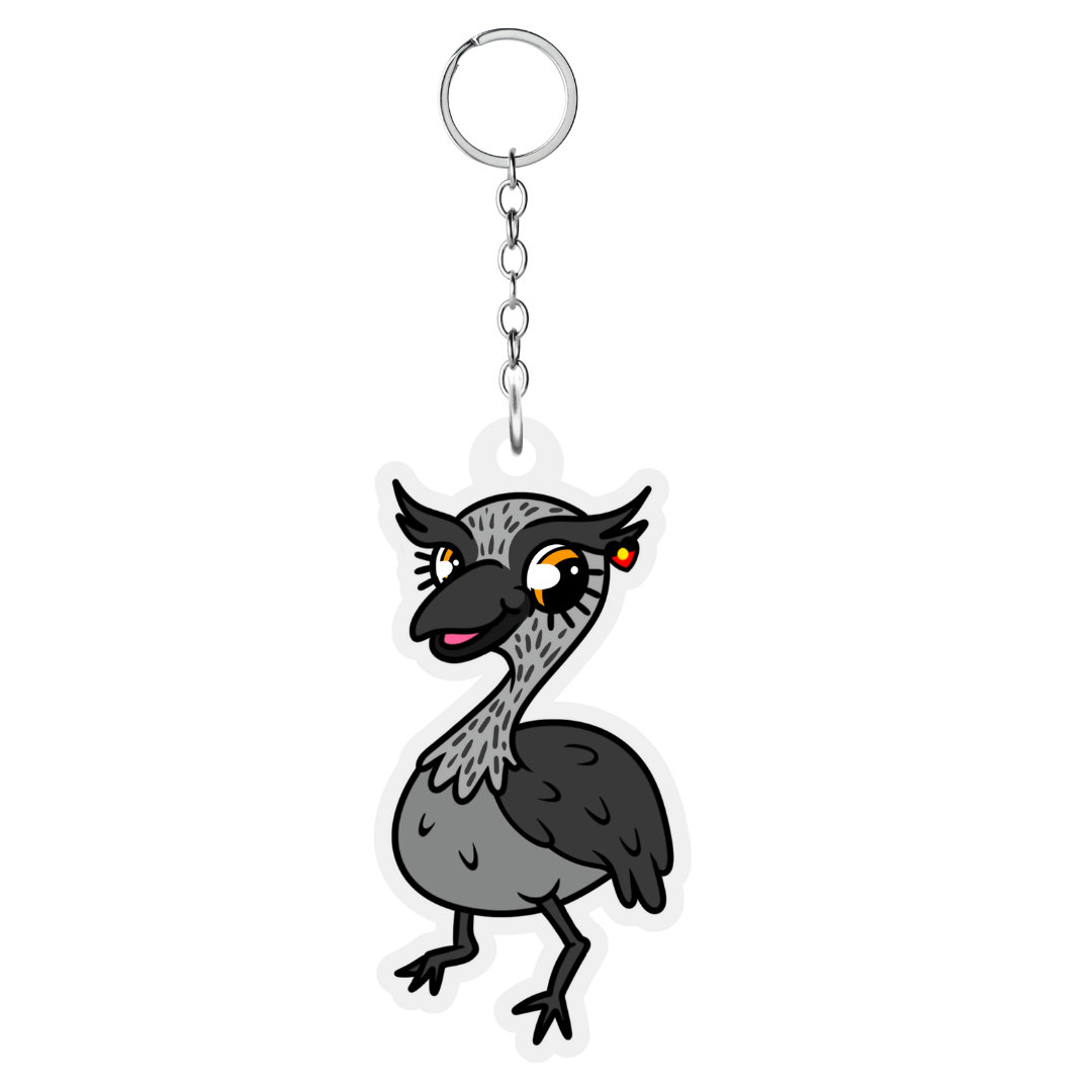 Haus of Ziggy Lee x Haus of Dizzy 'Lowanna the Emu' Keyring