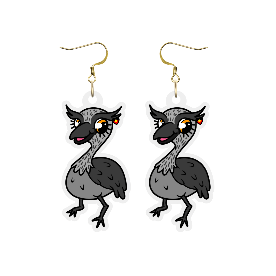 Haus of Ziggy Lee x Haus of Dizzy 'Lowanna the Emu' Earrings