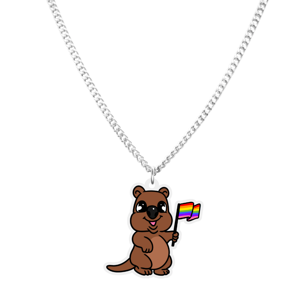 Haus of Ziggy Lee x Haus of Dizzy 'Maali the Queer Quokka' Necklace