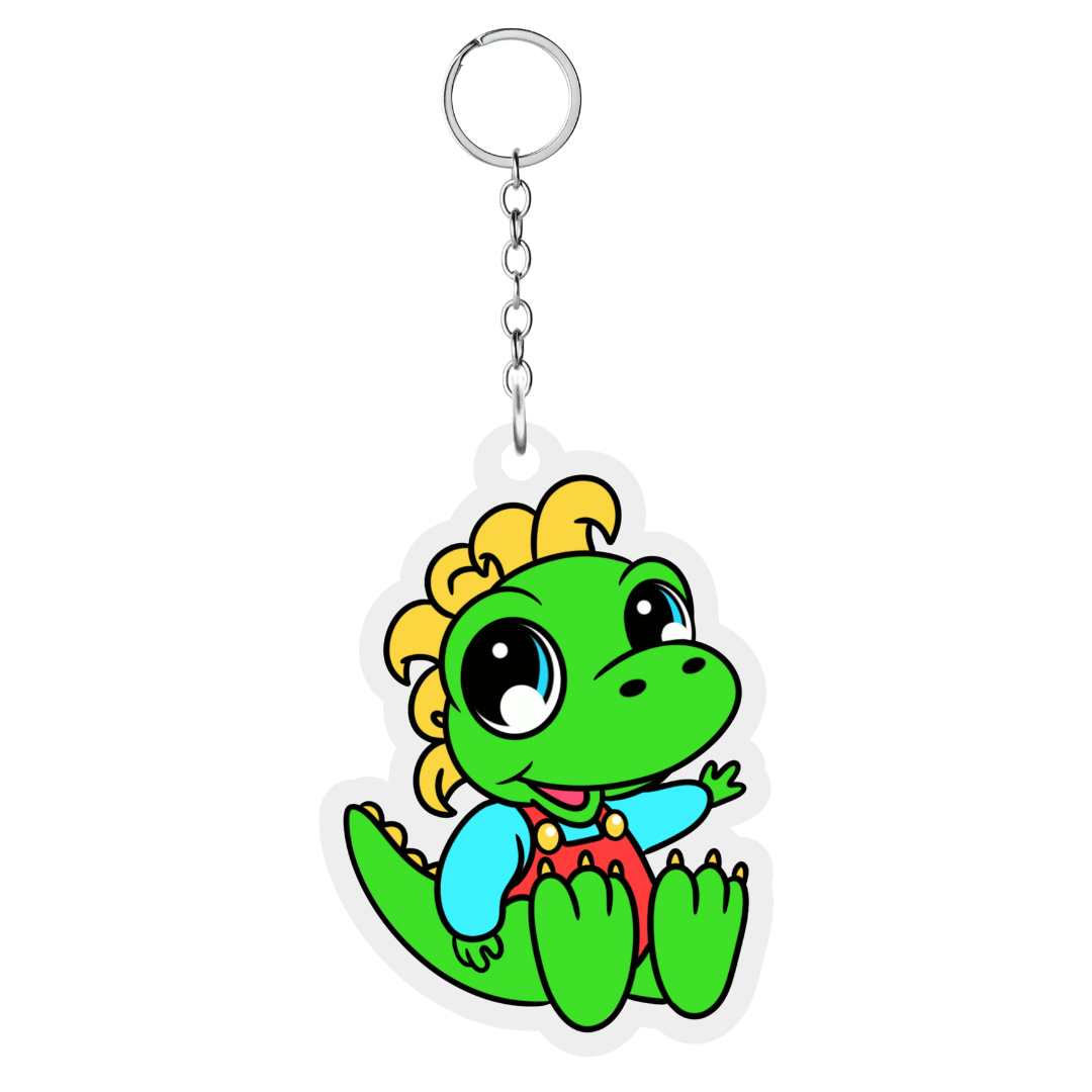 Haus of Ziggy Lee x Haus of Dizzy 'Ziggysaurus' Keyring